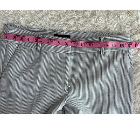 Talbots Women's Sz 10 Gray & White Striped Newport Straight Leg Pants #0396 - Picture 10 of 10